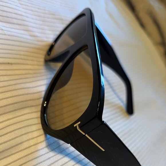 Oversized Pilot Sunglasses Women Fashion 2024 Luxury Big Frame One Piece Gradien